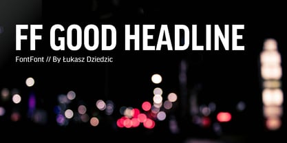 FF Good Headline Font Poster 1